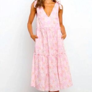‘Petal & Pup’ Erenda Pink Floral Dress